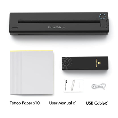 A4 Thermal Printers Wireless Bluetooth Tattoos Printer Portable Mini Thermal Printer A4 Paper Photo Printer from Mobile Phone